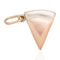 Vintage Two-Tone Pie Slice Charm