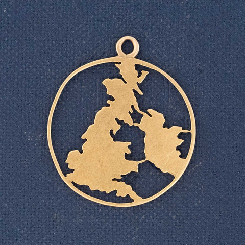 Vintage United Kingdom Cities Pendant
