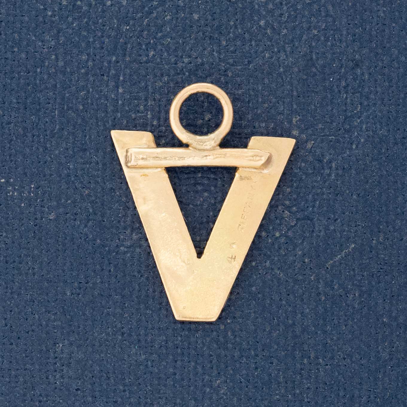 Vintage V Letter Charm, by Tiffany & Co