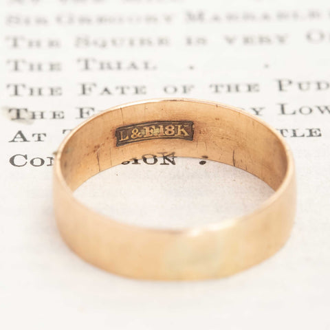 Vintage Wedding Band, 5.60mm