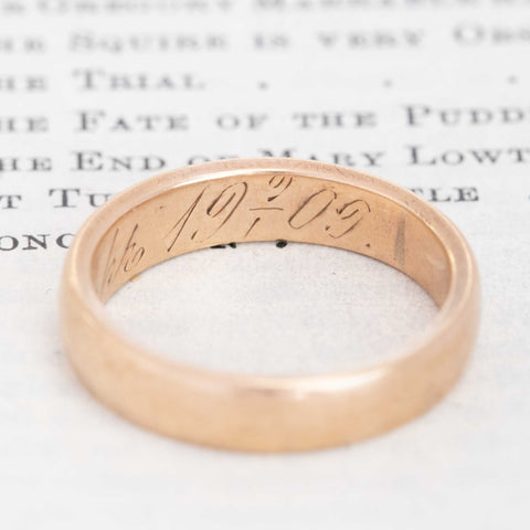 Vintage Wedding Band, c. 1909