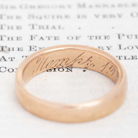 Vintage Wedding Band, c. 1909