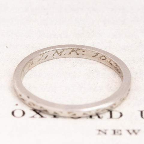 Vintage Wedding Band Circa 1954