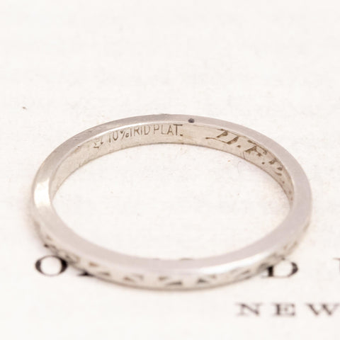Vintage Wedding Band Circa 1954