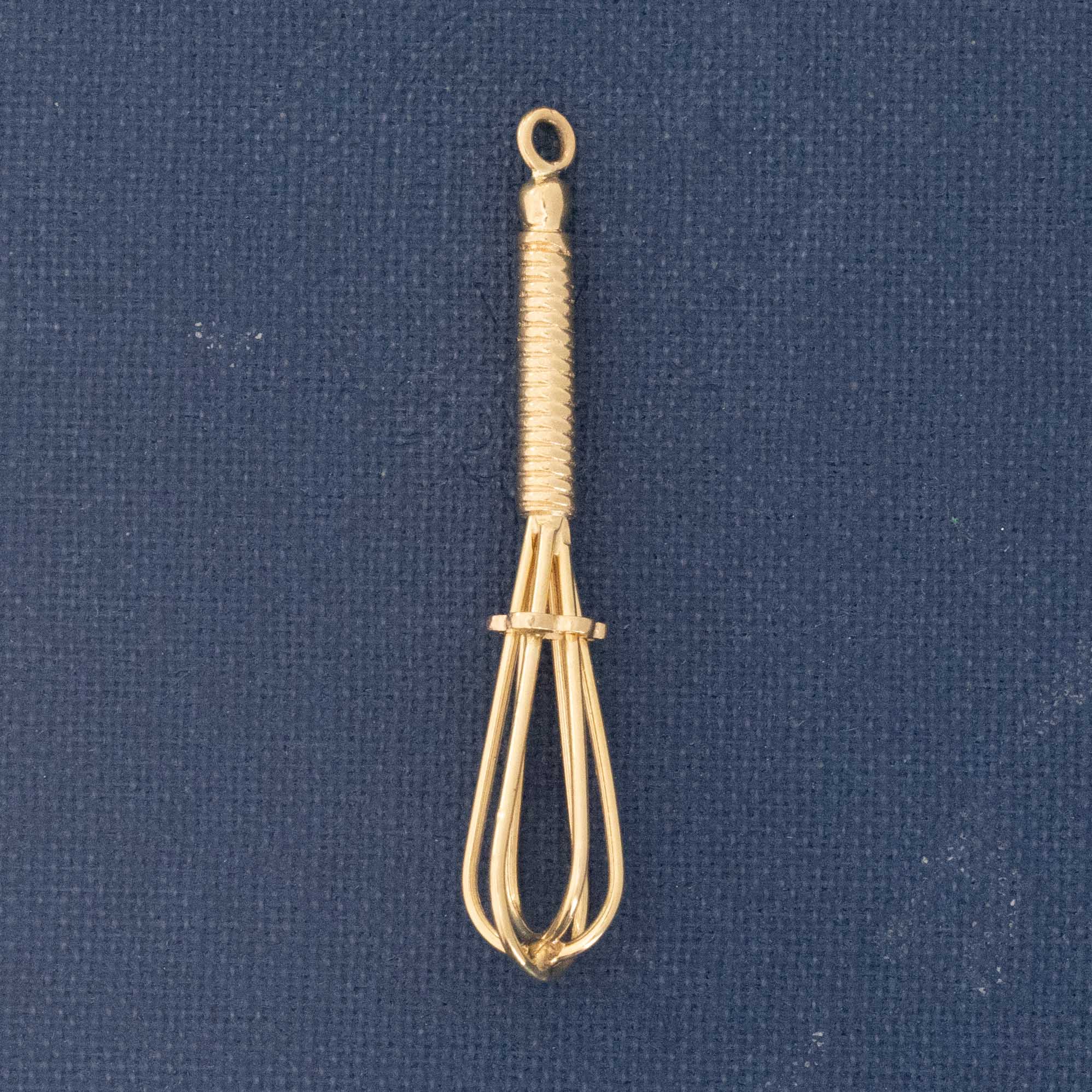 Vintage Whisk Charm