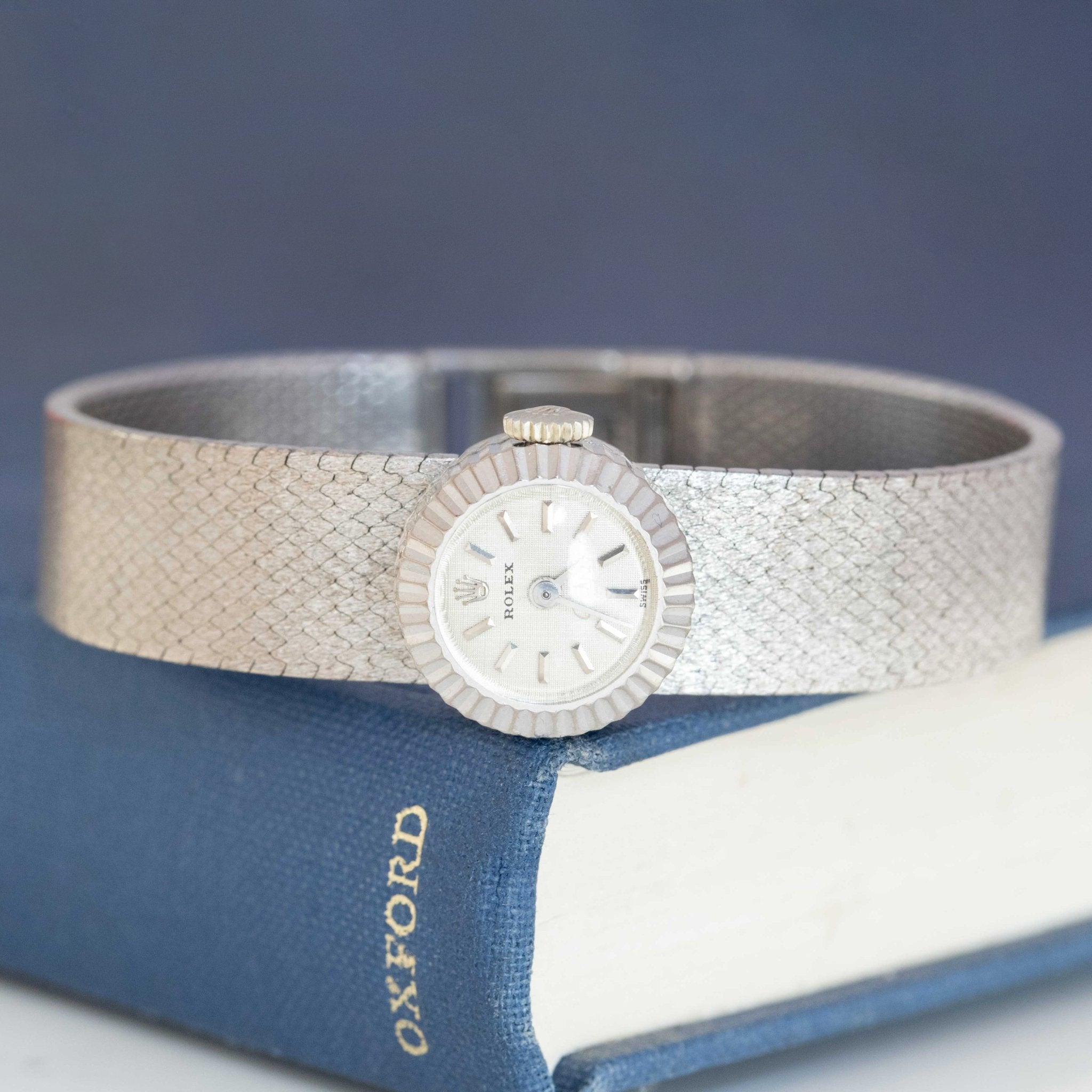Vintage White Gold Dress Watch, by Rolex