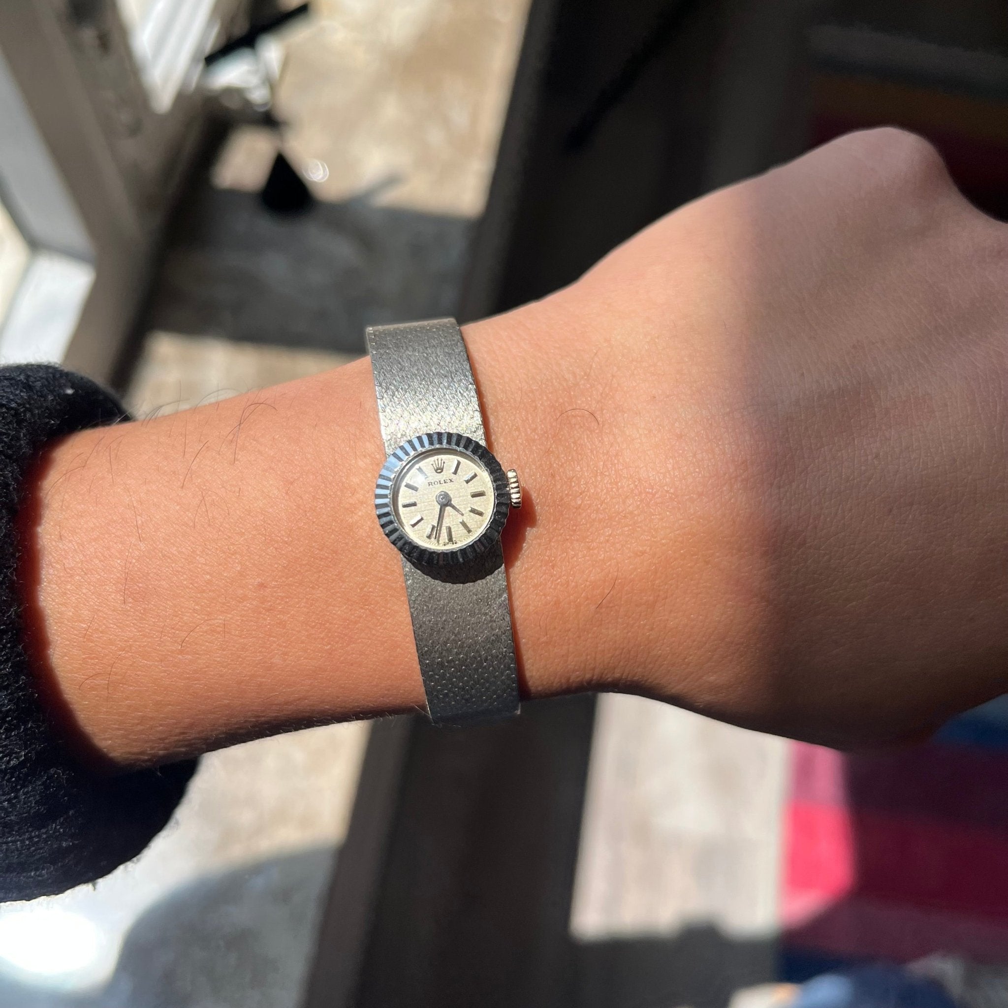 Vintage White Gold Dress Watch, by Rolex