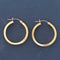 Vintage Wide Hoop Earrings