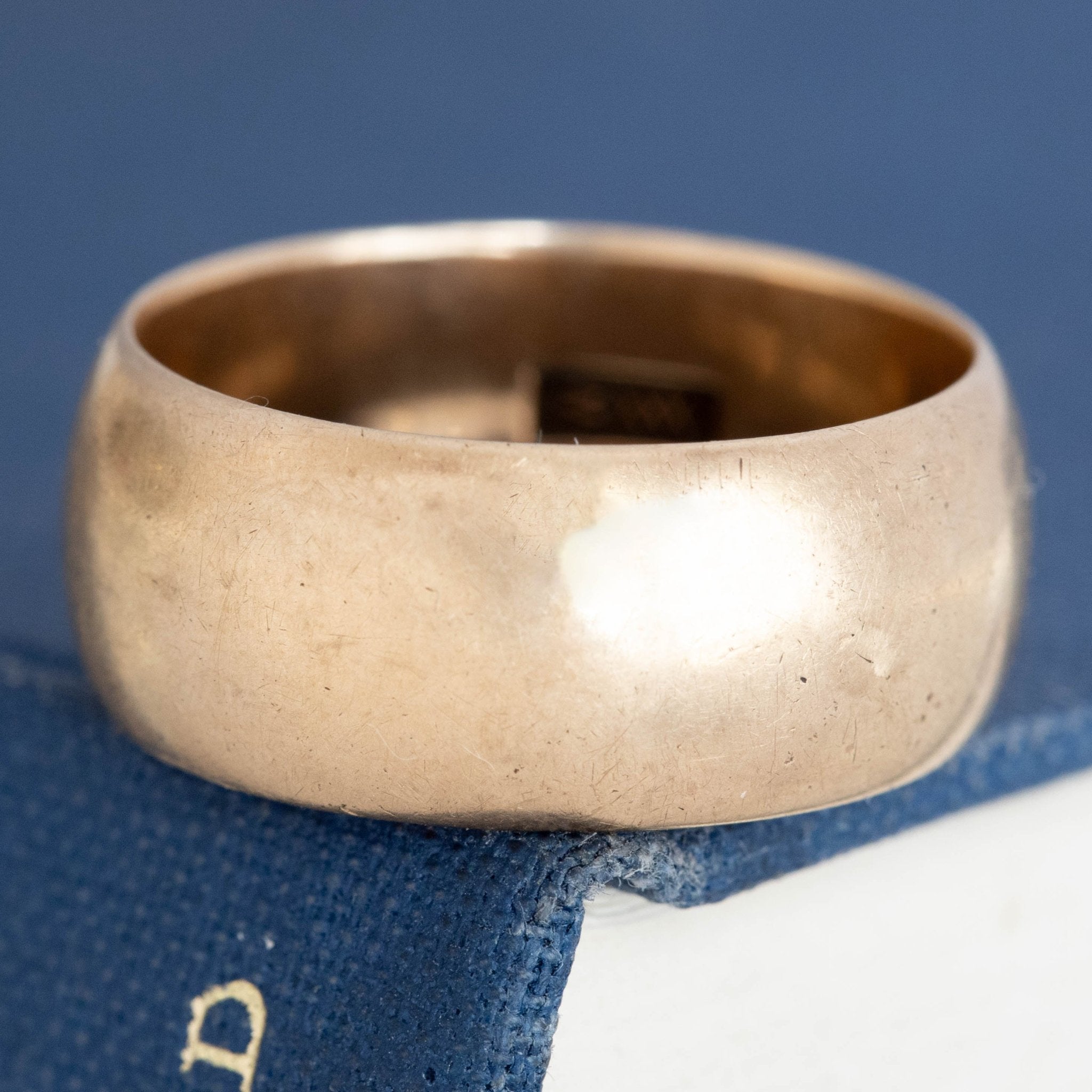 Vintage Wide Wedding Band, 8.90mm