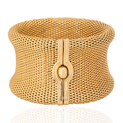 Vintage Wide Woven Bracelet