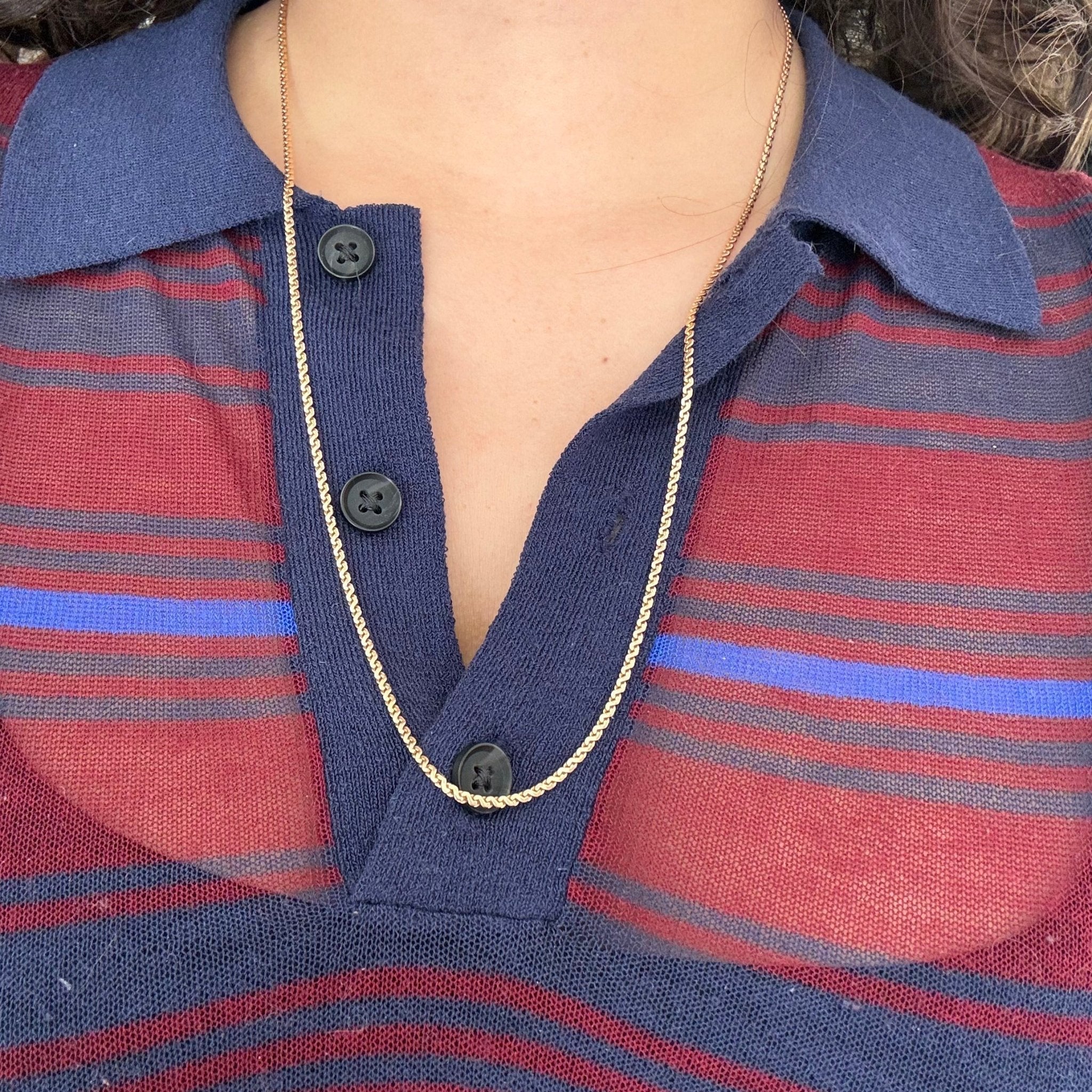 Vintage Wrap Chain Necklace, by Uno A Erre