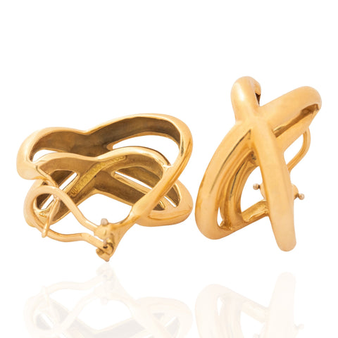 Vintage X Cross Earrings, by Donald Clafflin for Tiffany & Co.