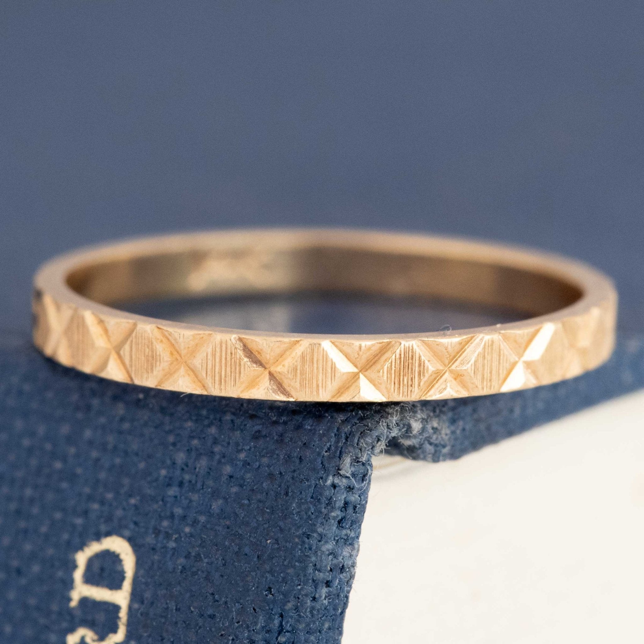 Vintage X Etched Band