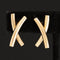 Vintage X Gold Earrings