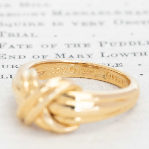 Vintage X Ring, by Tiffany & Co.