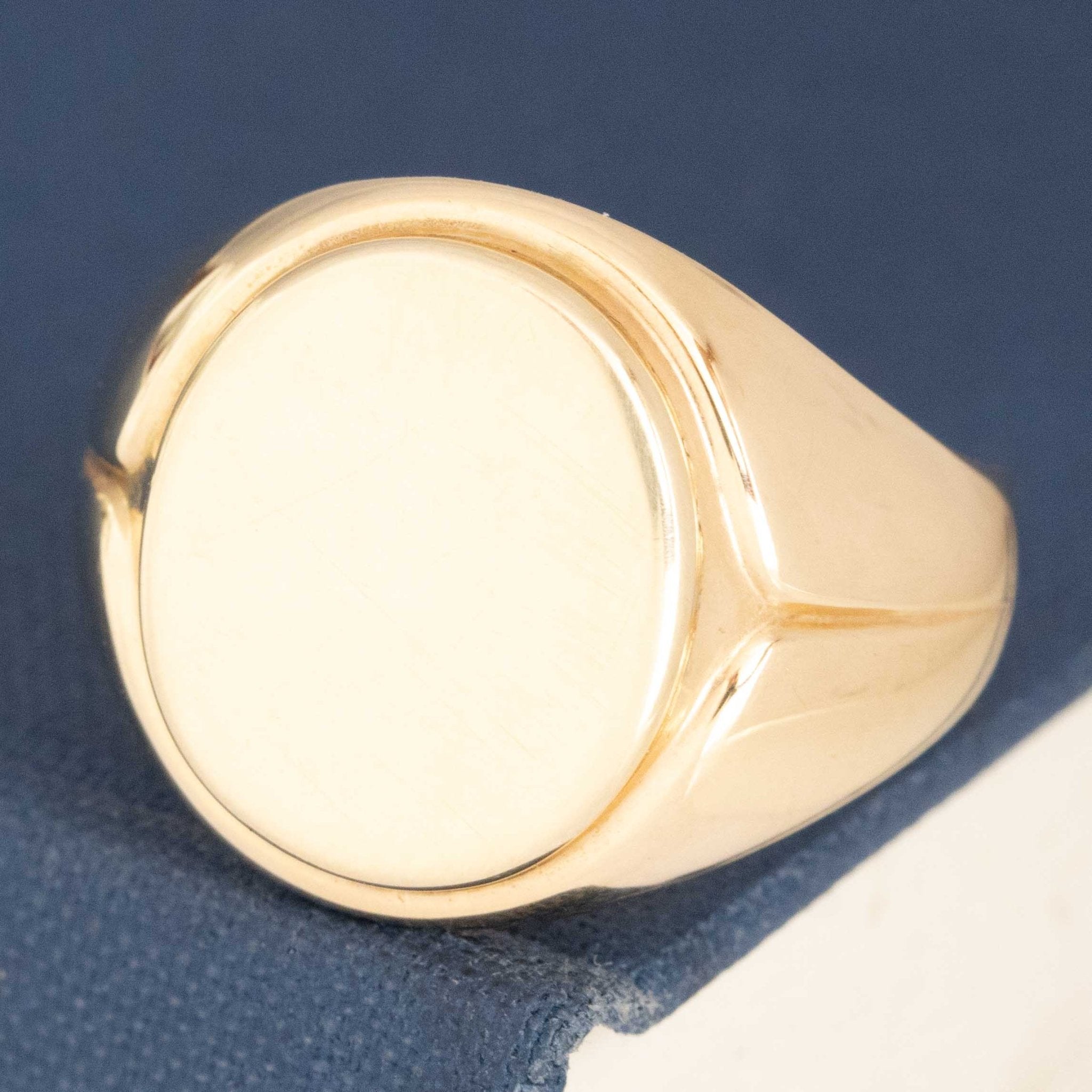 Vintage Yellow Gold Signet Ring by Tiffany & Co.