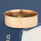 Smooth polished antique 22kt gold wedding band for men or women.
