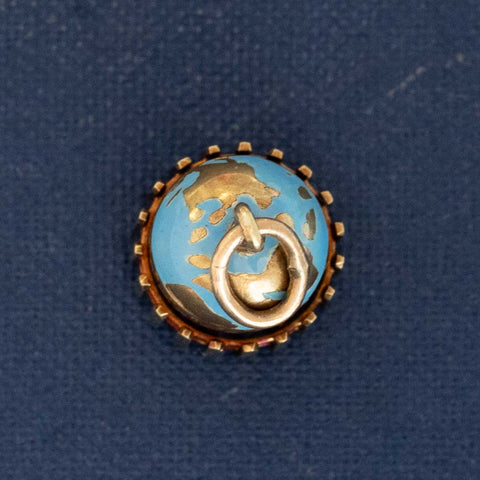 Vintage "You Mean The World to Me" Globe Charm