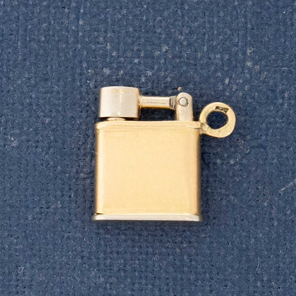 Vintage "You Set my Heart on Fire" Lighter, French