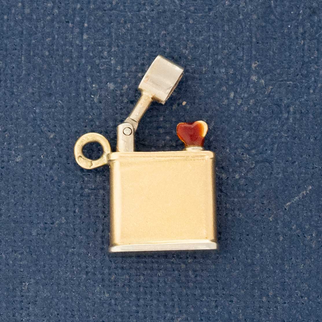 Vintage "You Set my Heart on Fire" Lighter, French