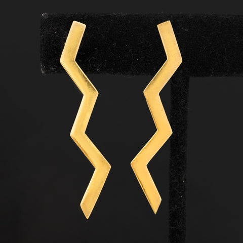 Vintage Zig Zag Earrings, by Paloma Picasso for Tiffany & Co.