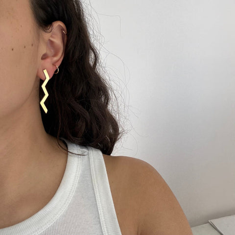 Vintage Zig Zag Earrings, by Paloma Picasso for Tiffany & Co.