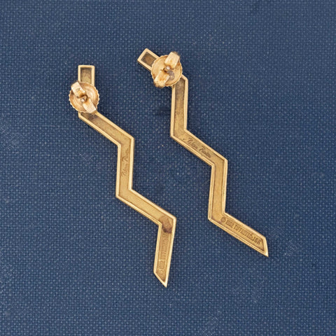 Vintage Zig Zag Earrings, by Paloma Picasso for Tiffany & Co.
