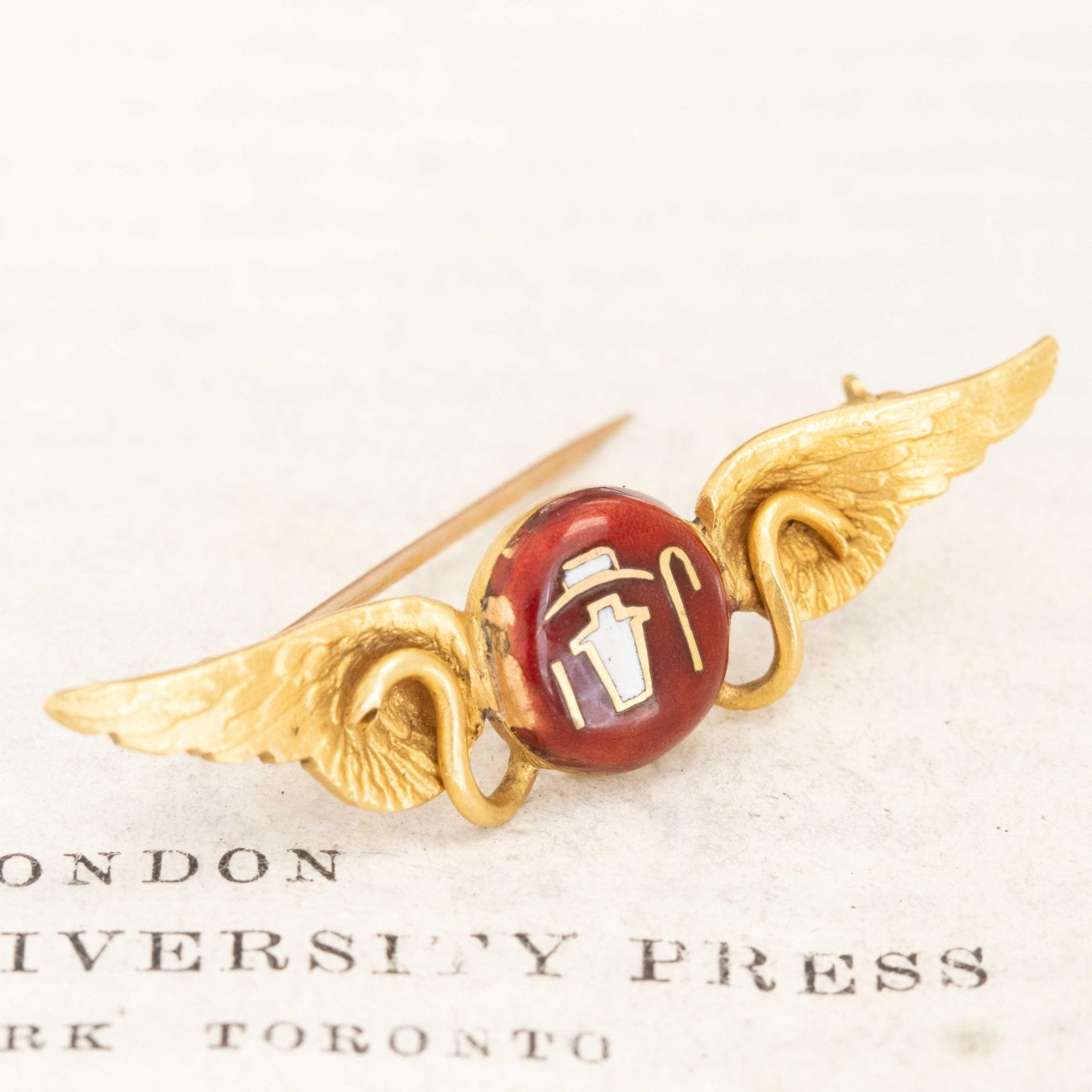 Winged Serpent Brooch, circa 1928