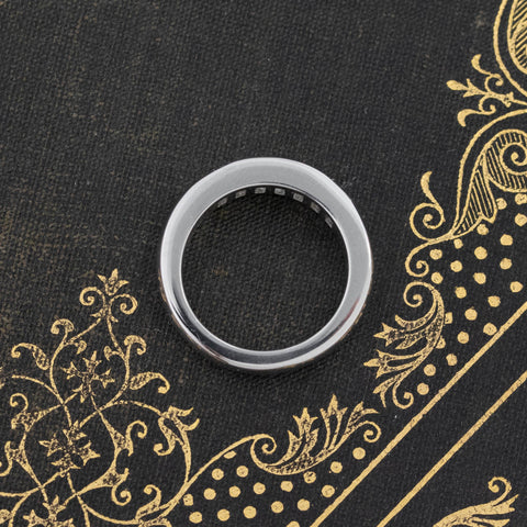1.38ctw French Baguette Cut Diamond 7-Stone Band