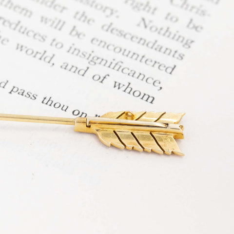 .25ctw Sapphire & Pearl Jabot Pin
