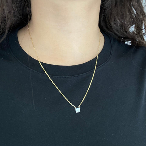 .32ct Antique Oval Mine Cut Diamond Conversion Pendant