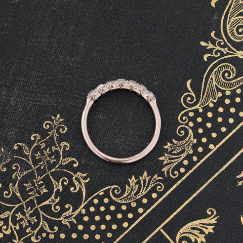 .72ctw Petite Old Mine Cut Diamond Band