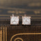 .78ctw Asscher Cut Diamond Martini Stud Earrings