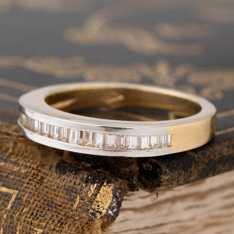 .25ctw Vintage Baguette Cut Diamond Band