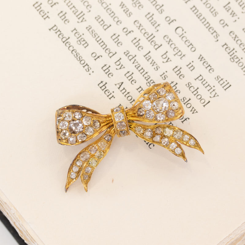 9.51ctw Victorian Diamond Hinged Locket/Brooch – Jewels by Grace