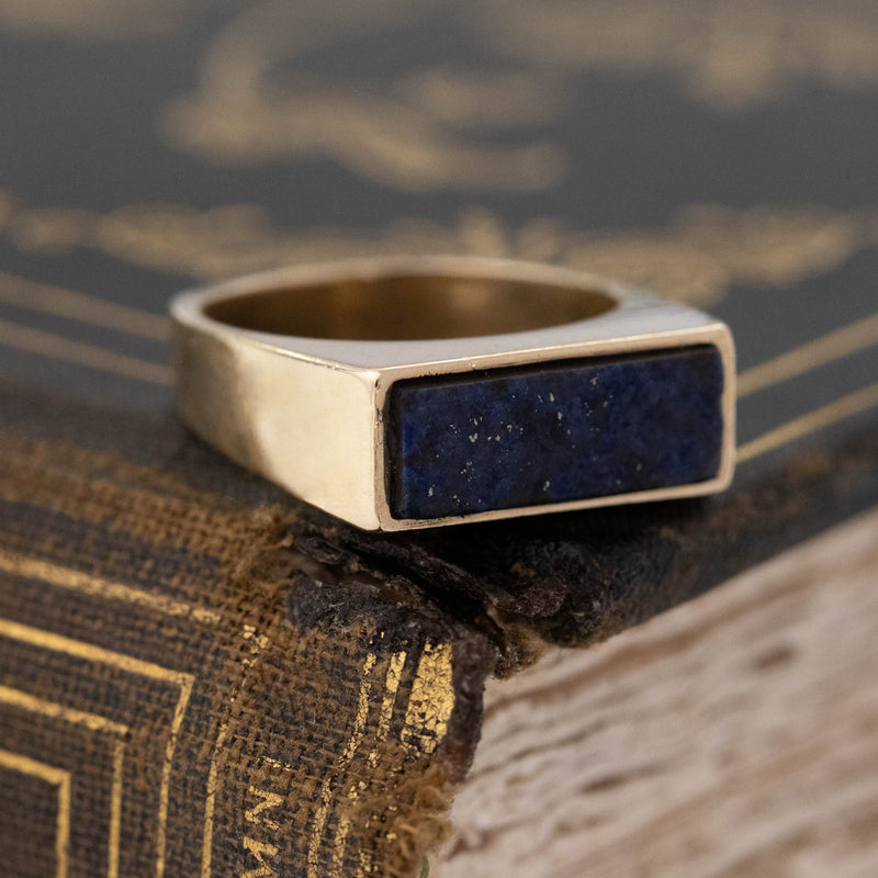 Vintage Lapis Signet Ring, by Tiffany & Co – Jewels by Grace