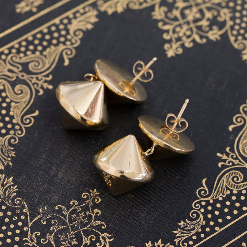Vintage Spherical Double Drop Earrings, – Jewels by Grace