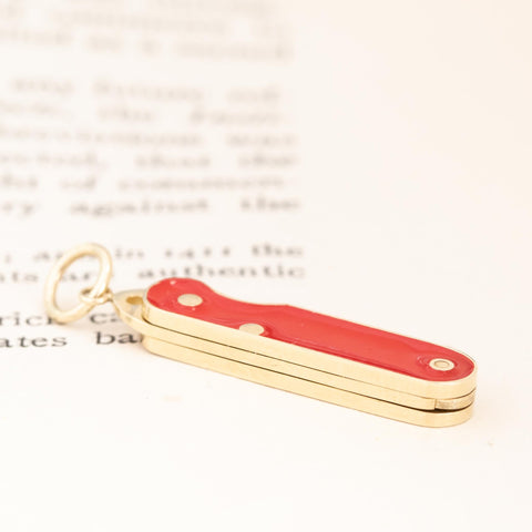 Mechanical Pocket Knife Tool Charm