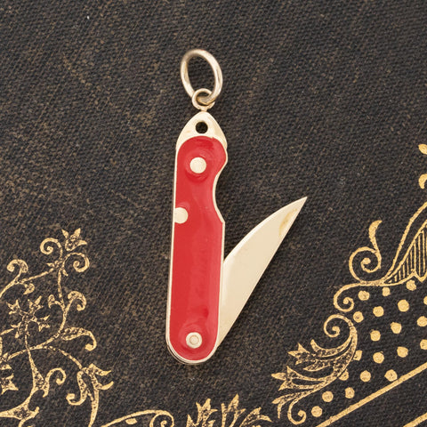 Mechanical Pocket Knife Tool Charm