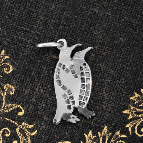 Vintage Diamond Penguins Charm