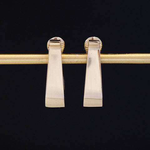 Vintage Gold Clip-on Hoop Earrings by Tiffany & Co.