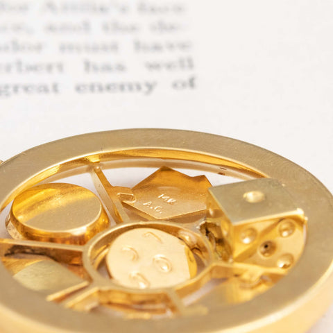 Vintage "Good Luck" Gambling Pendant